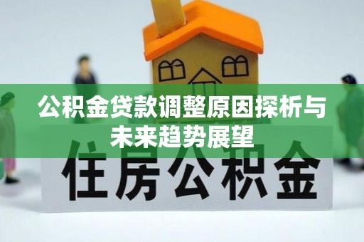 莱西公积金贷款调整原因探析与未来趋势展望